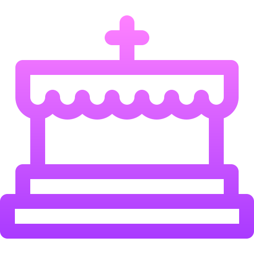 altar Basic Gradient Lineal color Ícone