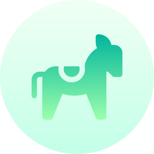 Donkey Basic Gradient Circular icon