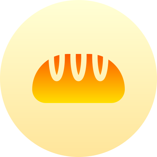 chleb Basic Gradient Circular ikona