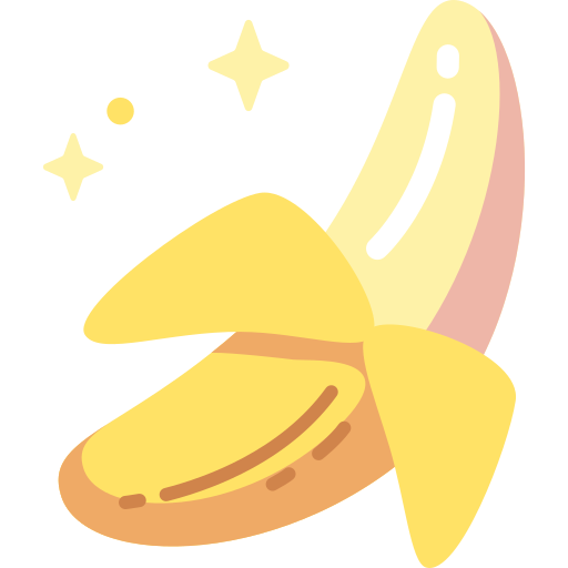 banana Special Candy Flat icona