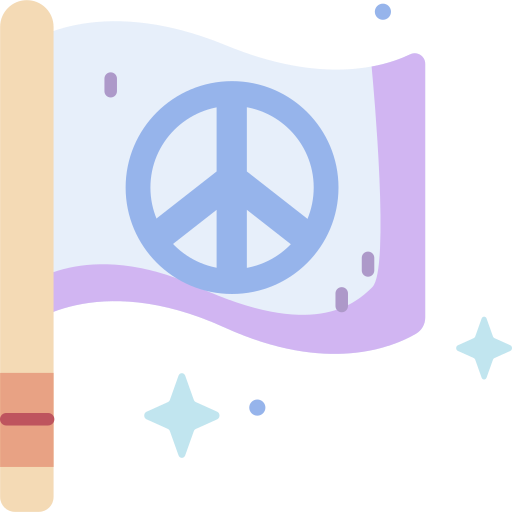 Peace Special Candy Flat icon