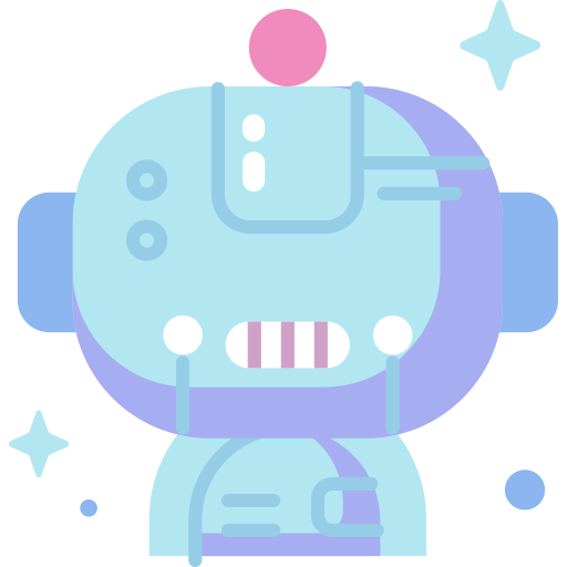 robot Special Candy Flat icono