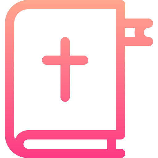 biblia Basic Gradient Lineal color icono