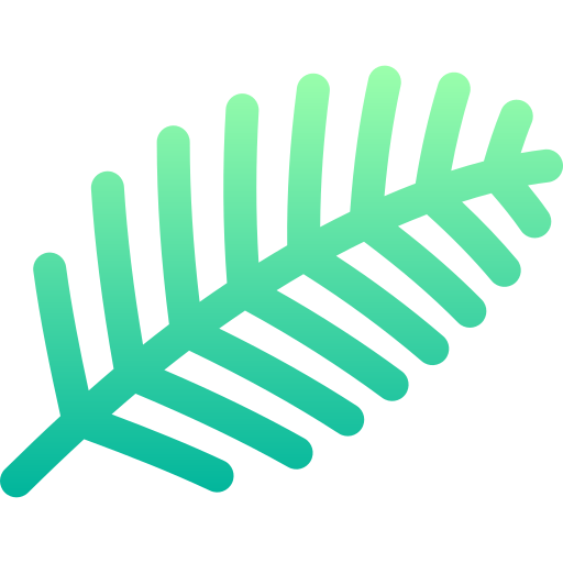 Пальма Basic Gradient Lineal color иконка