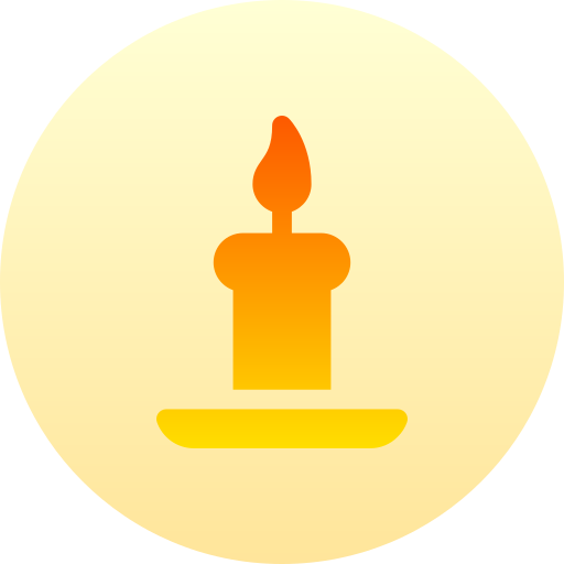 świeca Basic Gradient Circular ikona
