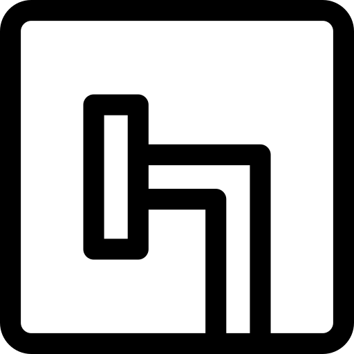 impasse Basic Rounded Lineal Icône