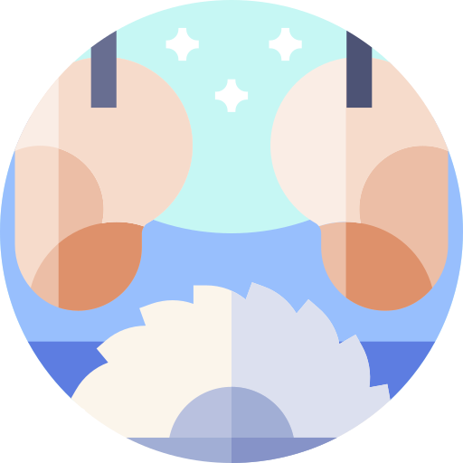 고기 Geometric Flat Circular Flat icon