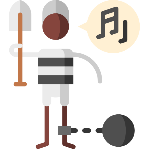 Field holler Puppet Characters Flat icon