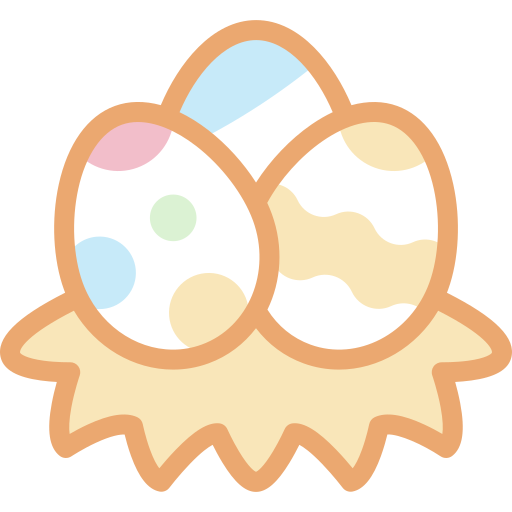 계란 Detailed color Lineal color icon