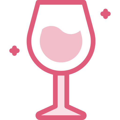 Вино Detailed color Lineal color иконка