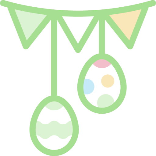 Easter Detailed color Lineal color icon