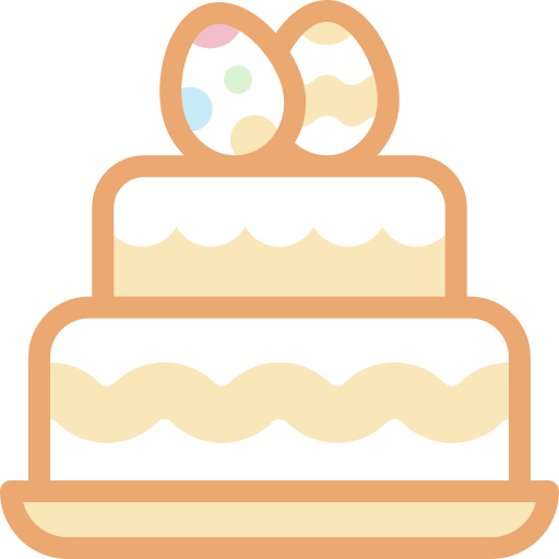 kuchen Detailed color Lineal color icon
