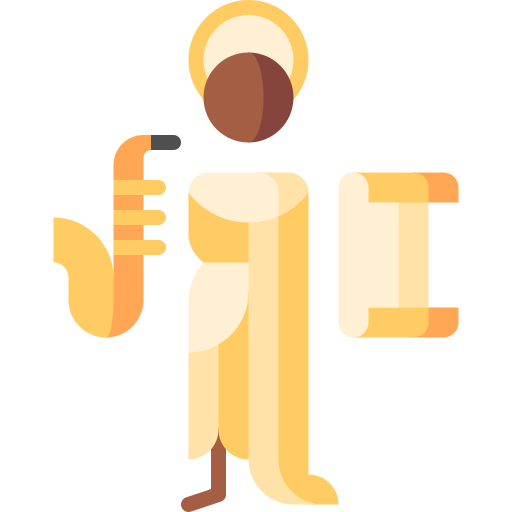 evangelio Puppet Characters Flat icono