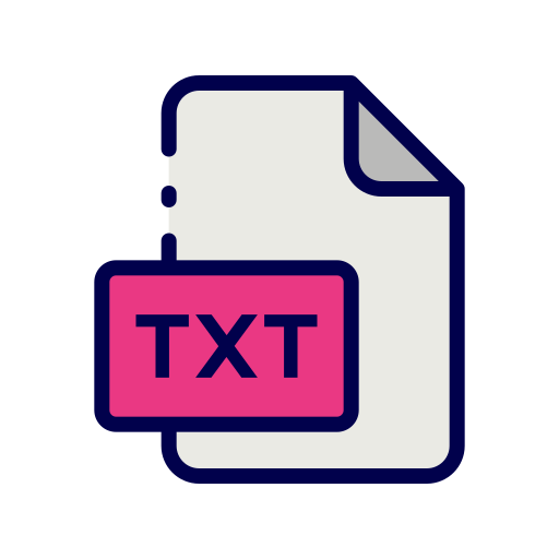 txt Good Ware Lineal Color icon