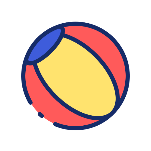 pelota de playa Good Ware Lineal Color icono