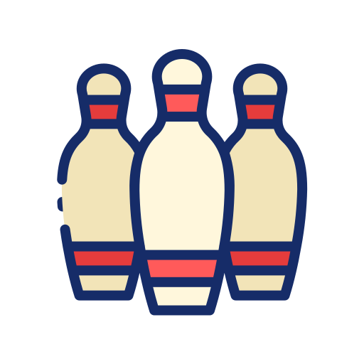 Bowling pins Good Ware Lineal Color icon