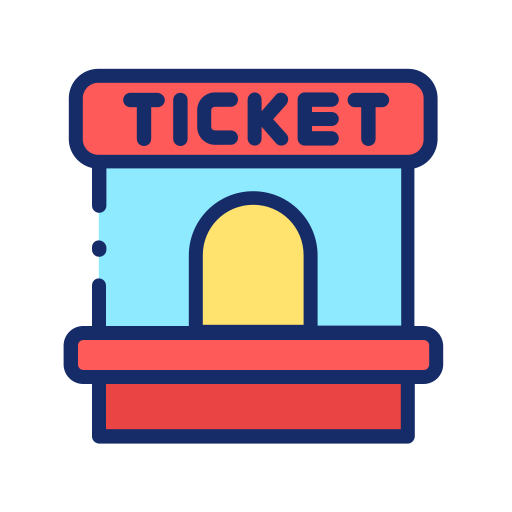 Ticket office Good Ware Lineal Color icon