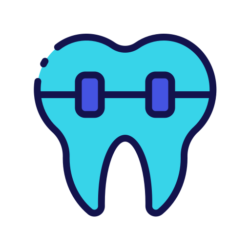 Braces Good Ware Lineal Color icon