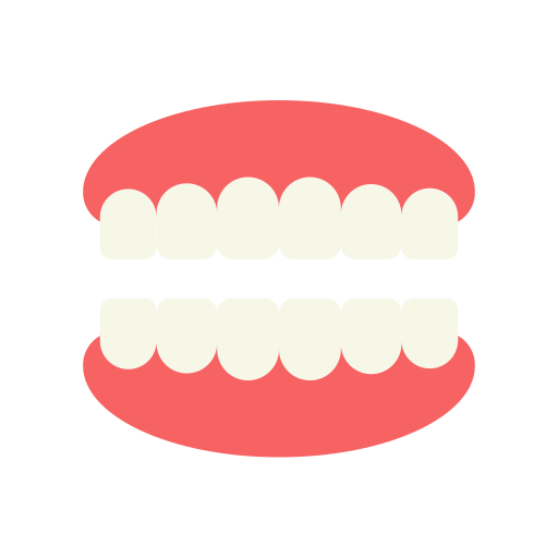 Dentures Good Ware Flat icon