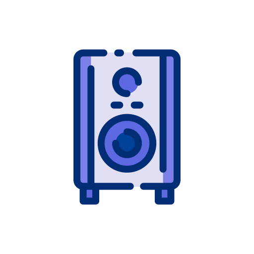 audio-luidspreker Good Ware Lineal Color icoon
