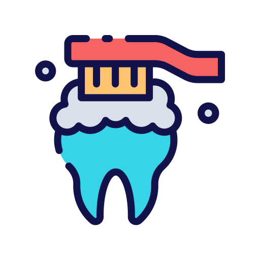 pulizia dei denti Good Ware Lineal Color icona