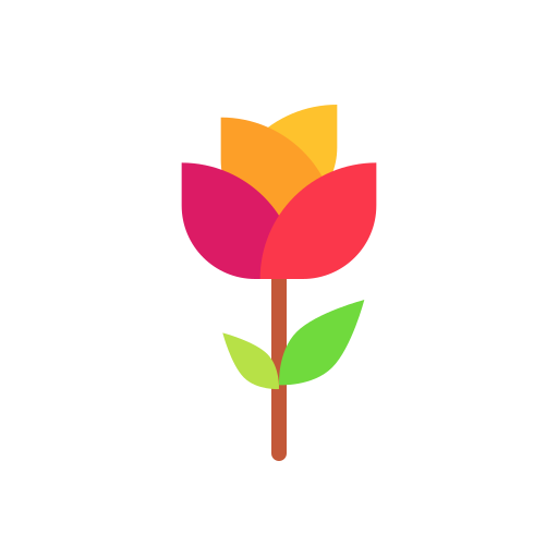 róża Good Ware Flat ikona