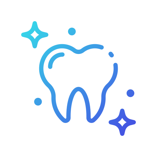 białe zęby Good Ware Gradient ikona
