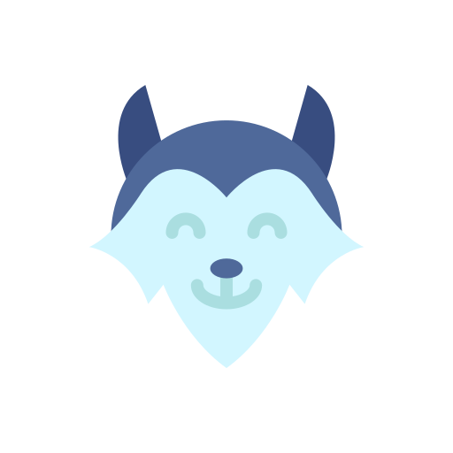 Wolf Good Ware Flat icon