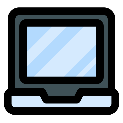 computer portatile Generic Outline Color icona
