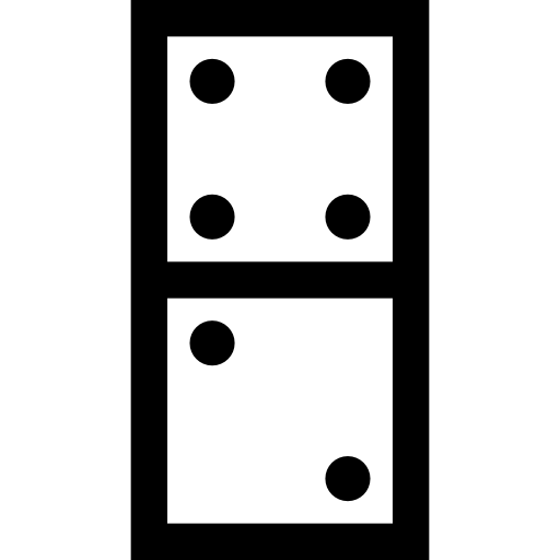 dominó Basic Straight Lineal icono