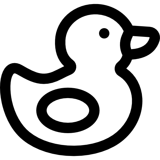 Duck Basic Straight Lineal icon