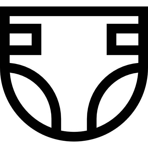 pannolino Basic Straight Lineal icona