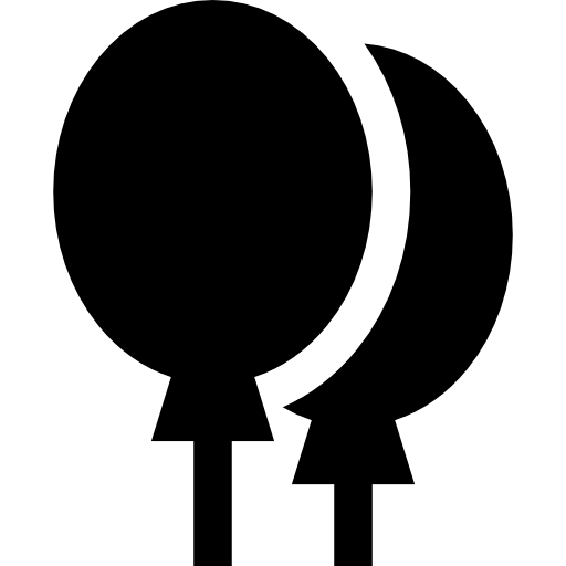 風船 Basic Straight Filled icon