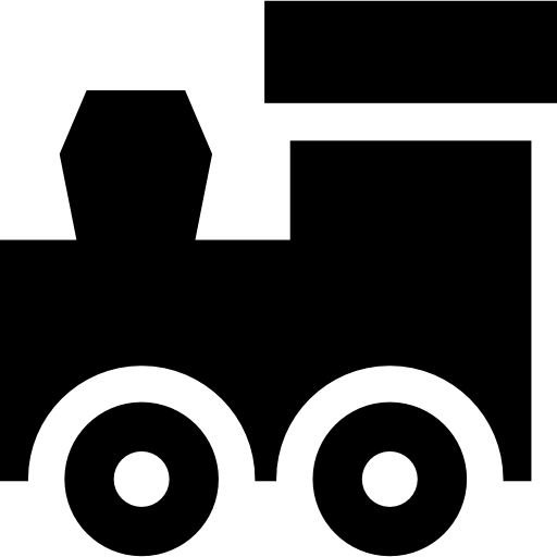 Train Basic Straight Filled icon