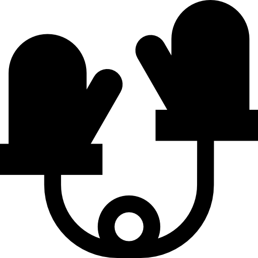 fäustlinge Basic Straight Filled icon