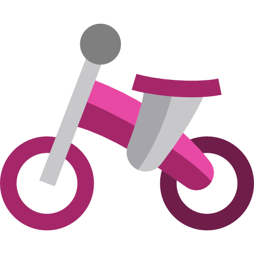 Tricycle Basic Straight Flat icon