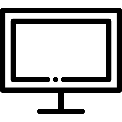 Television Detailed Rounded Lineal icon