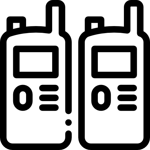 Walkie talkie Detailed Rounded Lineal icon