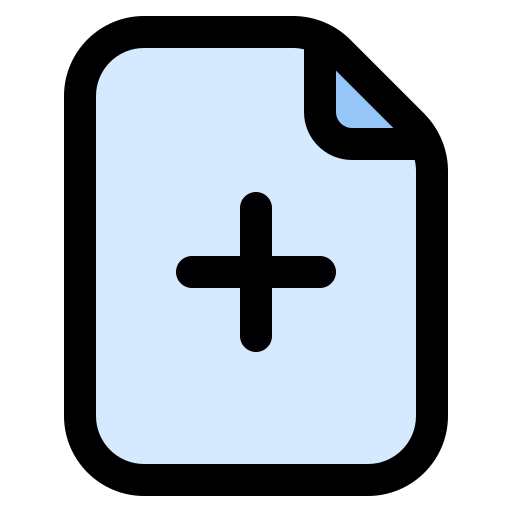 새 문서 Generic Outline Color icon