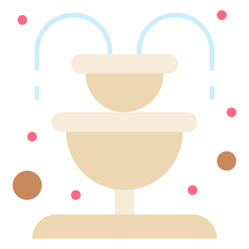 fontein Generic Flat icoon