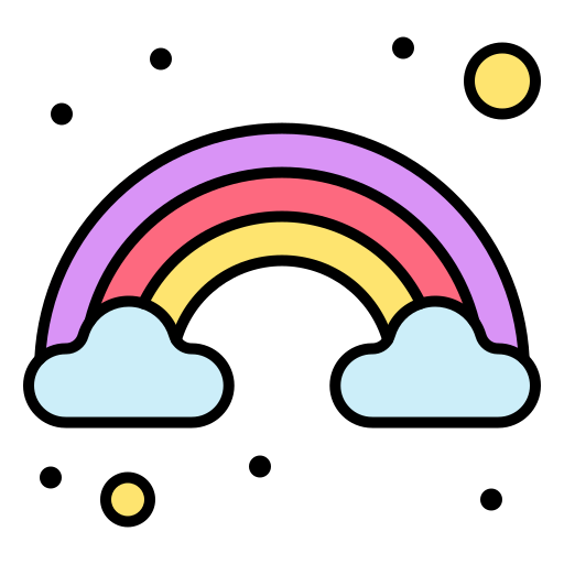 regenbogen Generic Outline Color icon