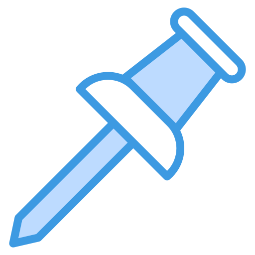 Pushpin Generic Blue icon