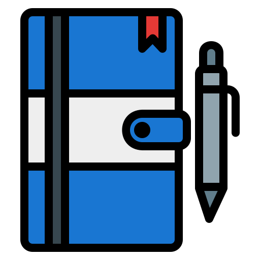 공책 Generic Outline Color icon