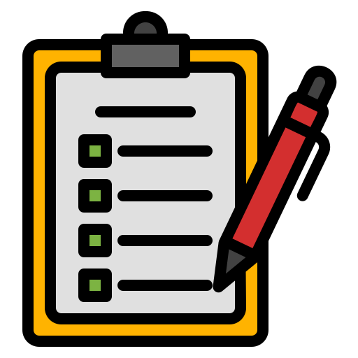 Clipboard Generic Outline Color icon