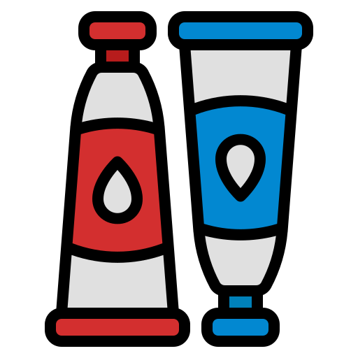 tubos de color Generic Outline Color icono