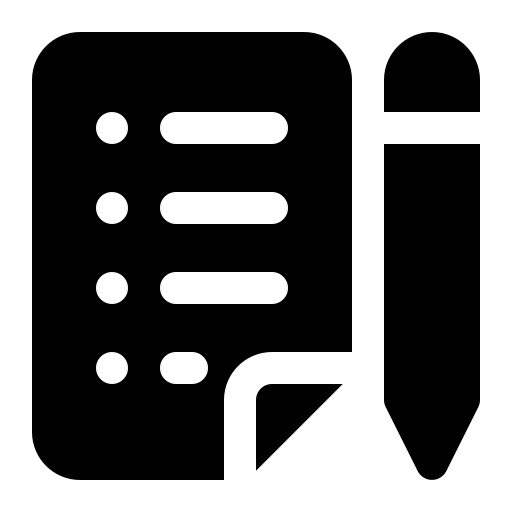 egzamin Generic Glyph ikona