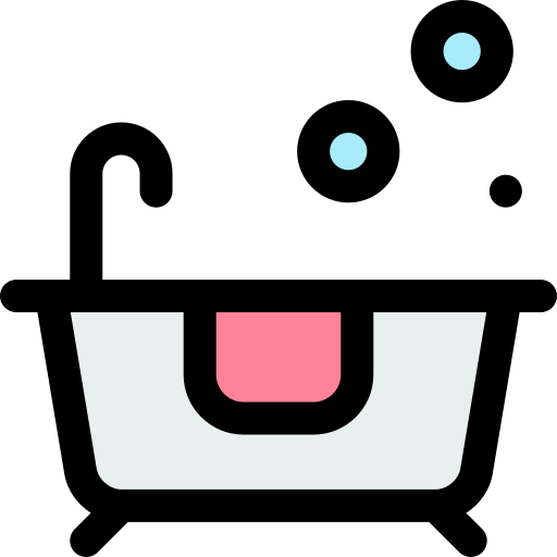 bañera Generic Outline Color icono