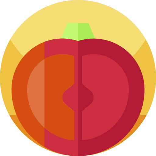 tomate Geometric Flat Circular Flat Icône