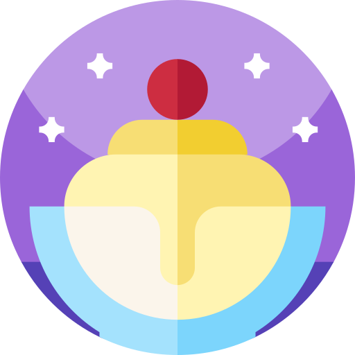 Yogurt Geometric Flat Circular Flat icon