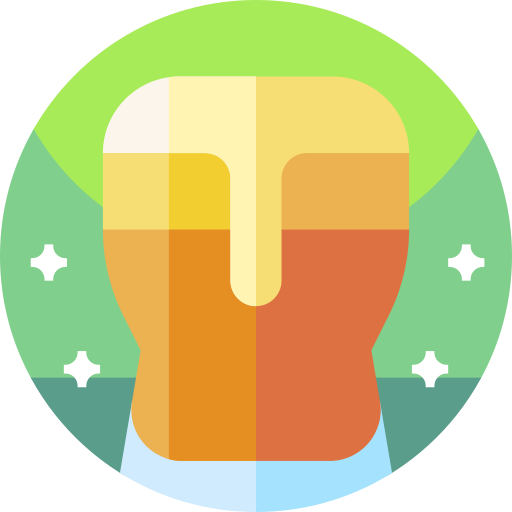 Пиво Geometric Flat Circular Flat иконка